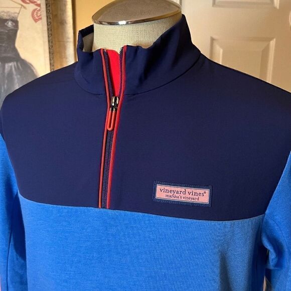 NWOT Men's Vineyard Vines Mesh Performance Shep Shirt - Picture 3 of 3